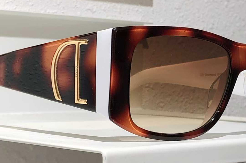 Diamond S10F Sunglasses Tortoise Gradient Brown