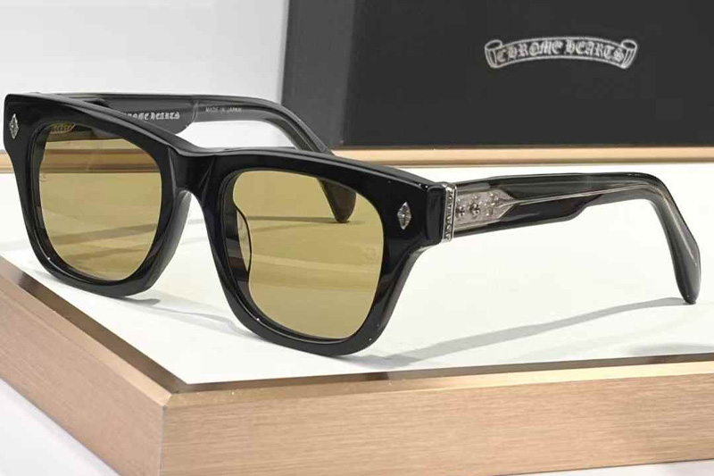 Dickfitzener Sunglasses Black Silver Brown