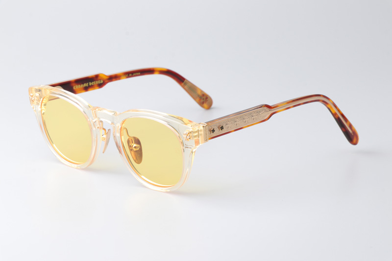 Dingalonglinglong Sunglasses Transparent Tortoise Yellow
