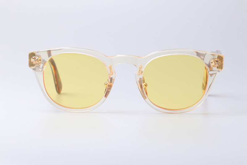 Dingalonglinglong Sunglasses Transparent Tortoise Yellow