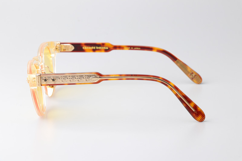 Dingalonglinglong Sunglasses Transparent Tortoise Yellow