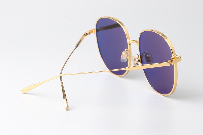 Doublebread Sunglasses Gold Mirror