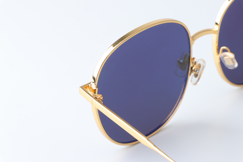 Doublebread Sunglasses Gold Mirror