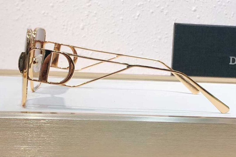 Dsgta42ucr Sunglasses Gold Gradient Brown