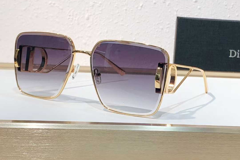 Dsgta42ucr Sunglasses Gold Gradient Gray