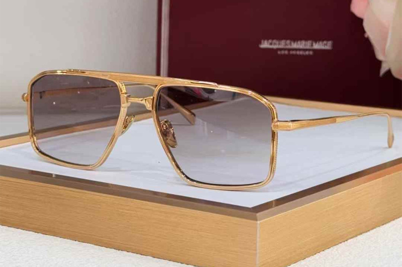 Earl Sunglasses Gold Gradient Brown