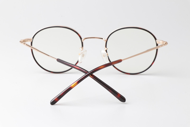 Eiffel Eyeglasses Gold Tortoise