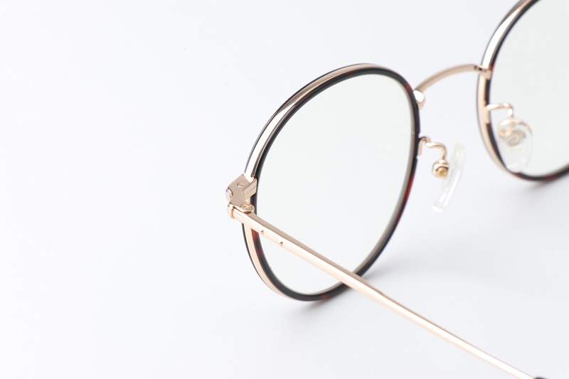 Eiffel Eyeglasses Gold Tortoise