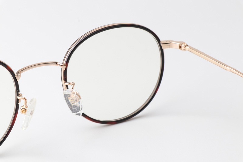 Eiffel Eyeglasses Gold Tortoise