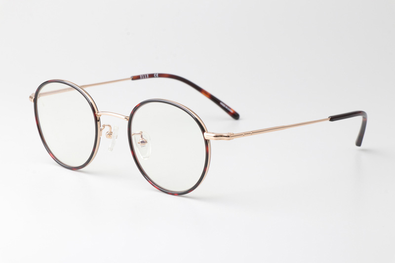 Eiffel Eyeglasses Gold Tortoise