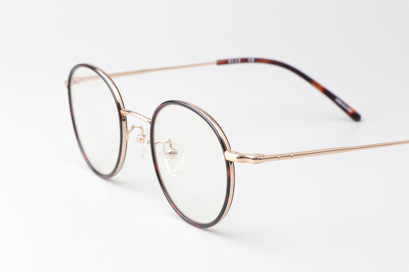 Eiffel Eyeglasses Gold Tortoise