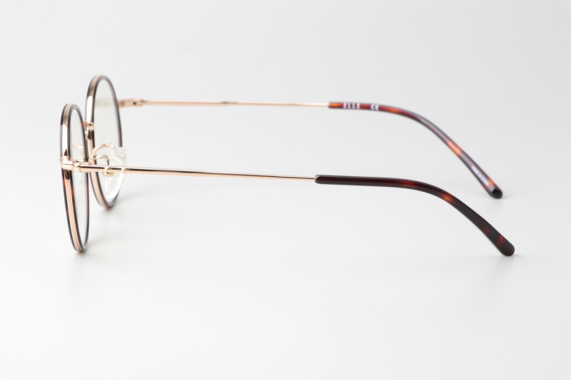 Eiffel Eyeglasses Gold Tortoise