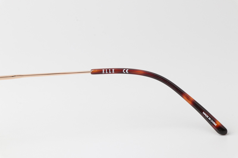 Eiffel Eyeglasses Gold Tortoise