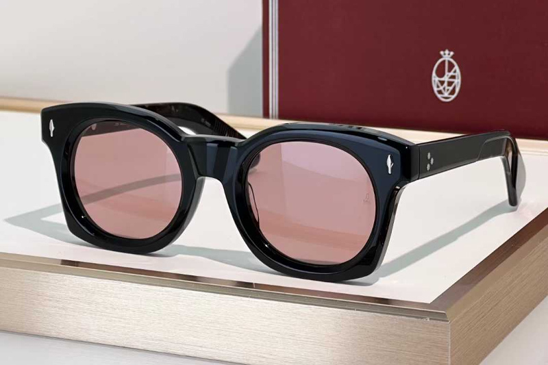 Elmyr Sunglasses Black Gray Pink