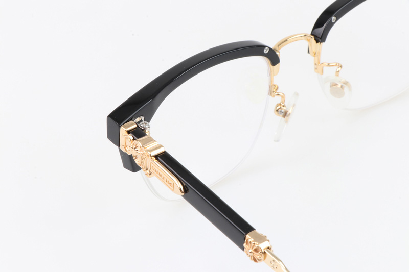 Evagilist Eyeglasses Black Gold