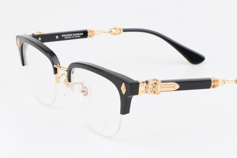 Evagilist Eyeglasses Black Gold