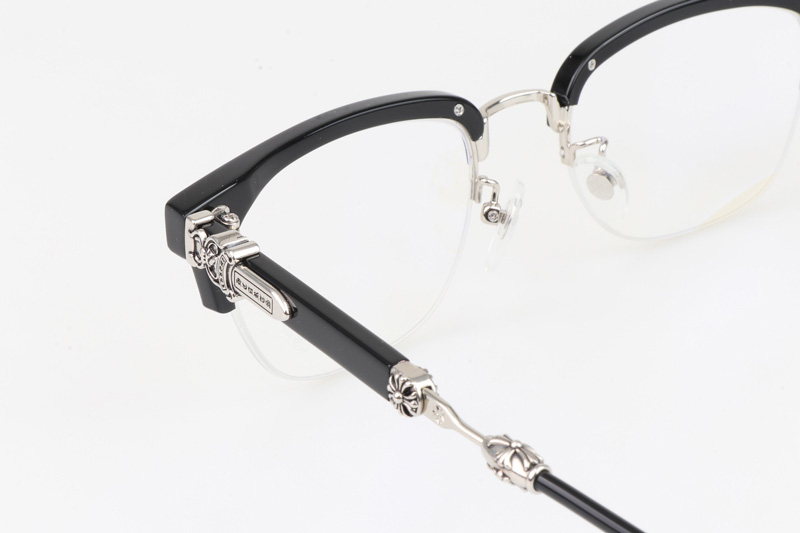 Evagilist Eyeglasses Black Silver