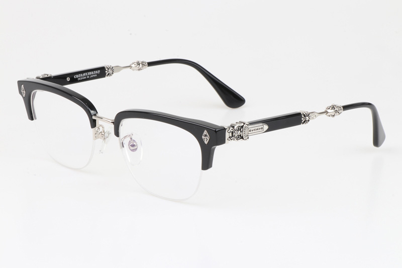 Evagilist Eyeglasses Black Silver