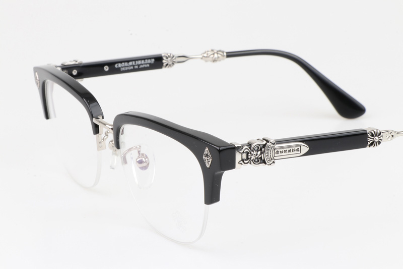 Evagilist Eyeglasses Black Silver