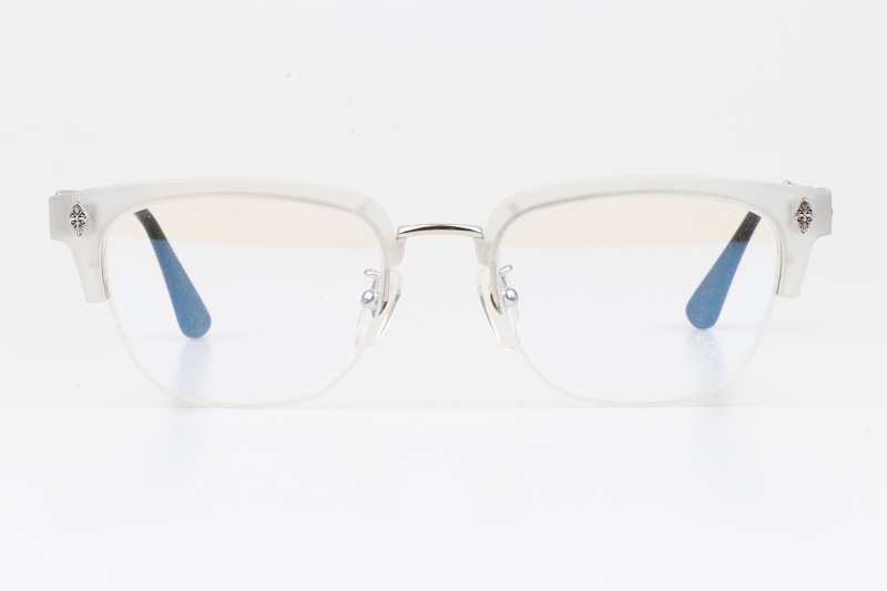 Evagilist Eyeglasses Clear Black Silver