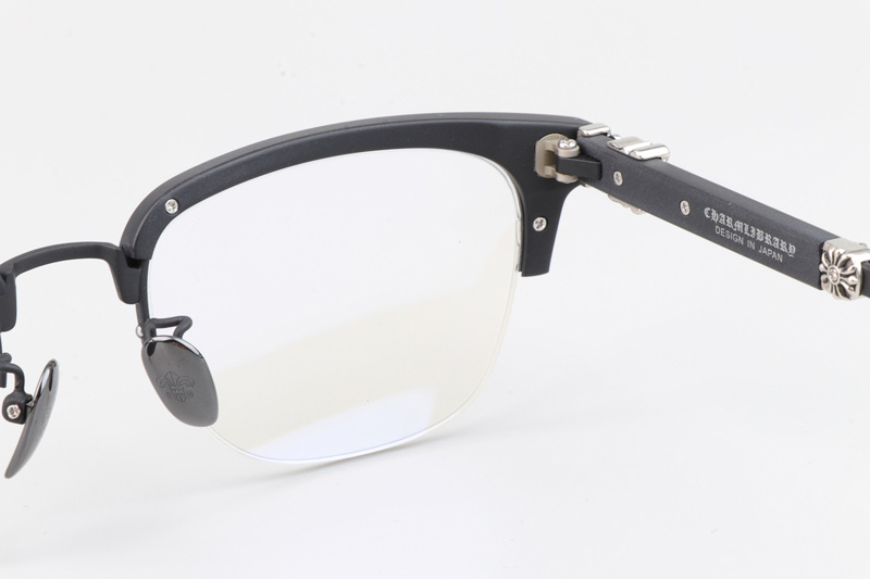 Evagilist Eyeglasses Matte Black Silver