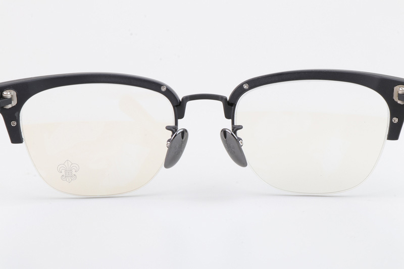 Evagilist Eyeglasses Matte Black Silver