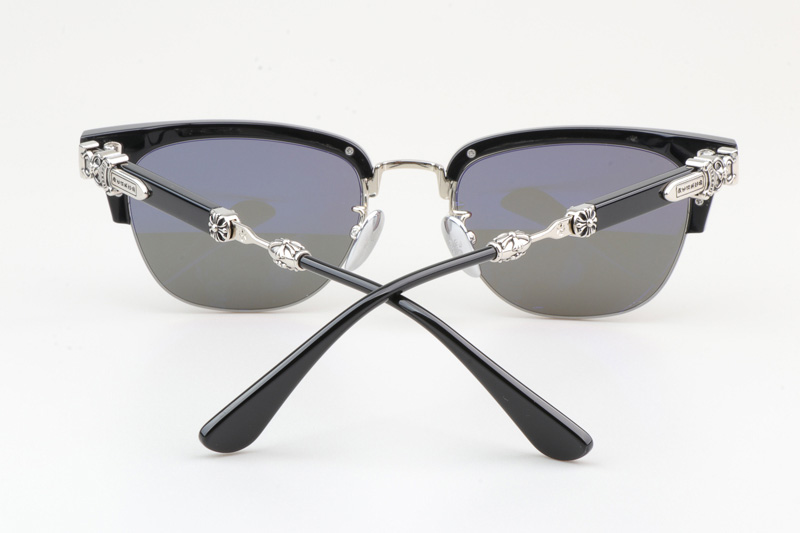 Evagilist Sunglasses Black Silver Gray