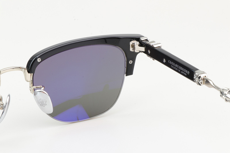 Evagilist Sunglasses Black Silver Gray