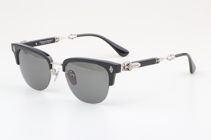 Evagilist Sunglasses Black Silver Gray