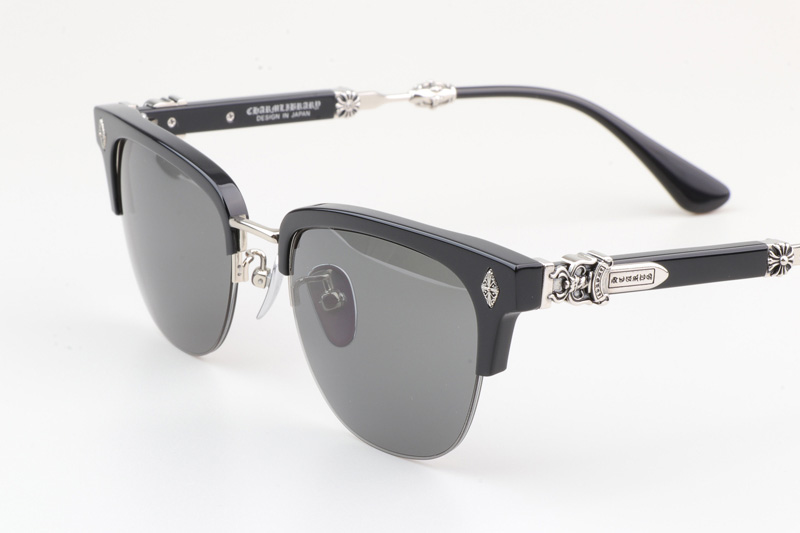 Evagilist Sunglasses Black Silver Gray