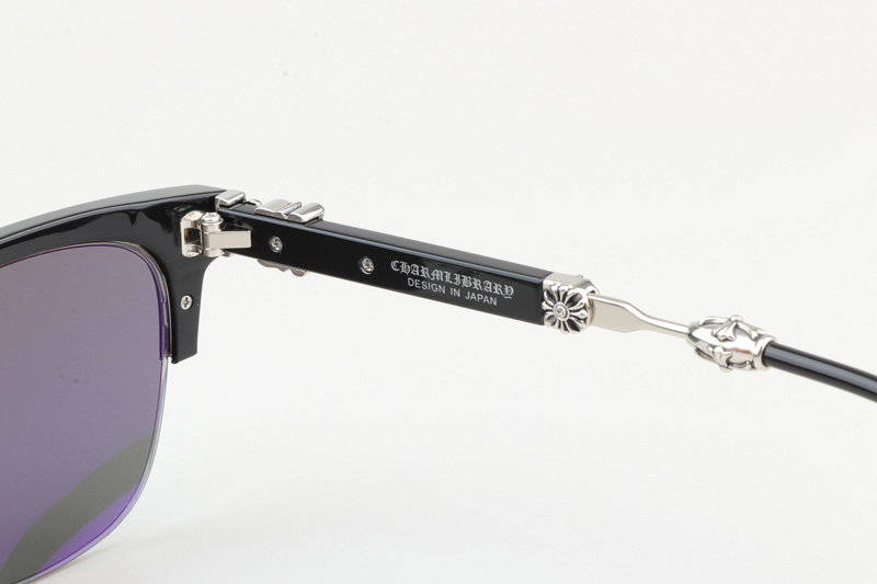 Evagilist Sunglasses Black Silver Gray