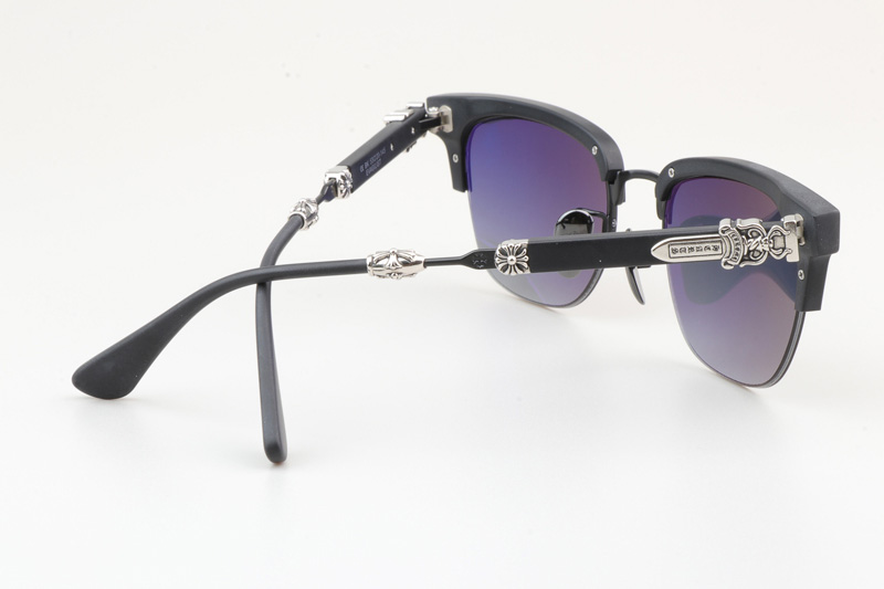 Evagilist Sunglasses Matte Black Gradient Gray