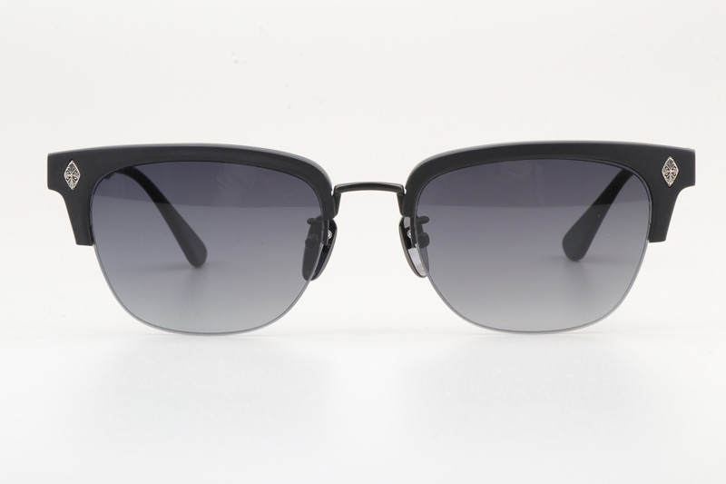 Evagilist Sunglasses Matte Black Gradient Gray