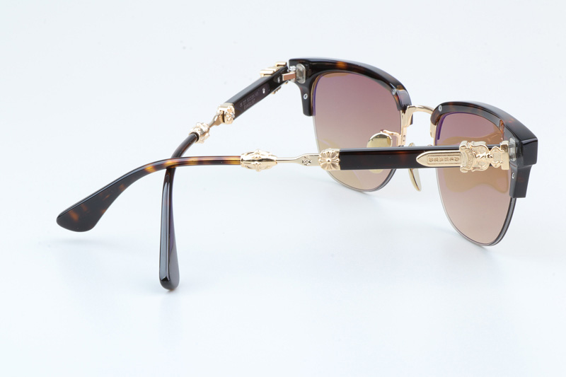 Evagilist Sunglasses Tortoise Gold Gradient Brown