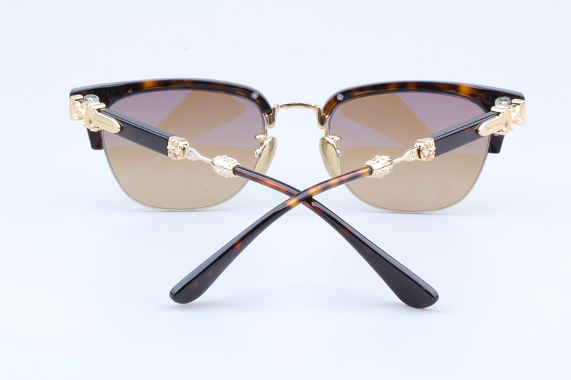 Evagilist Sunglasses Tortoise Gold Gradient Brown