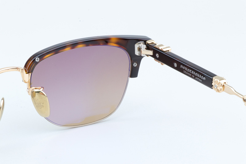 Evagilist Sunglasses Tortoise Gold Gradient Brown