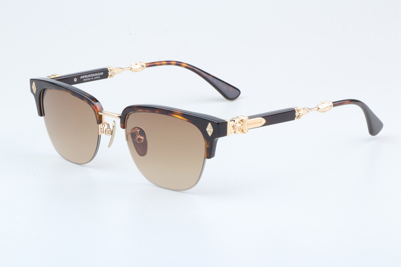 Evagilist Sunglasses Tortoise Gold Gradient Brown