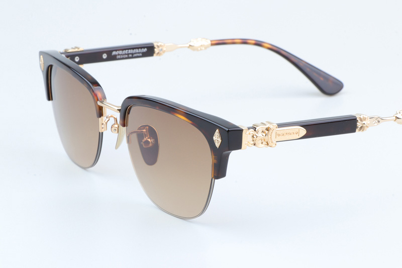 Evagilist Sunglasses Tortoise Gold Gradient Brown