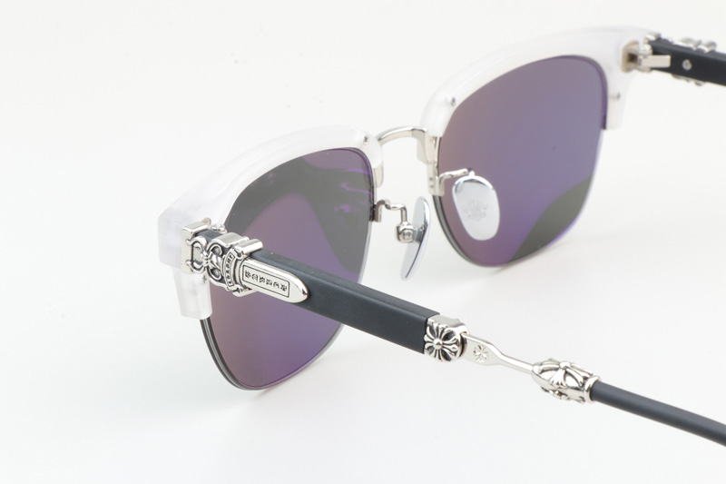 Evagilist Sunglasses White Black Gray