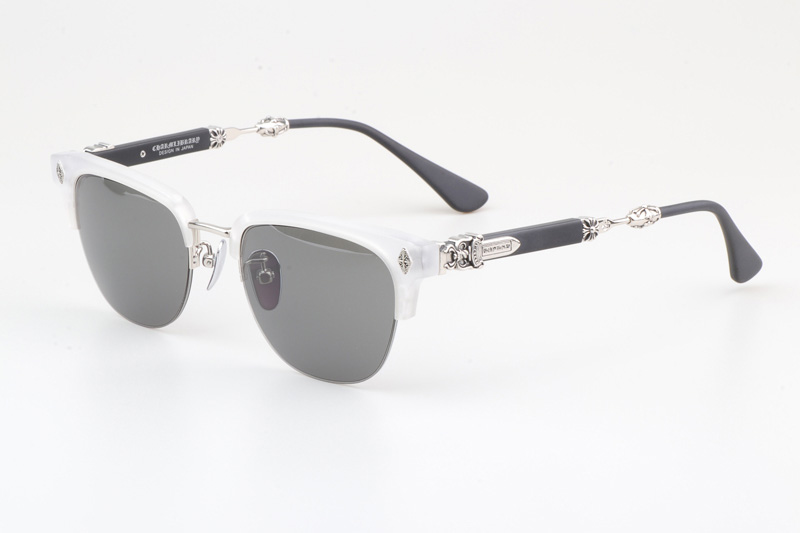 Evagilist Sunglasses White Black Gray