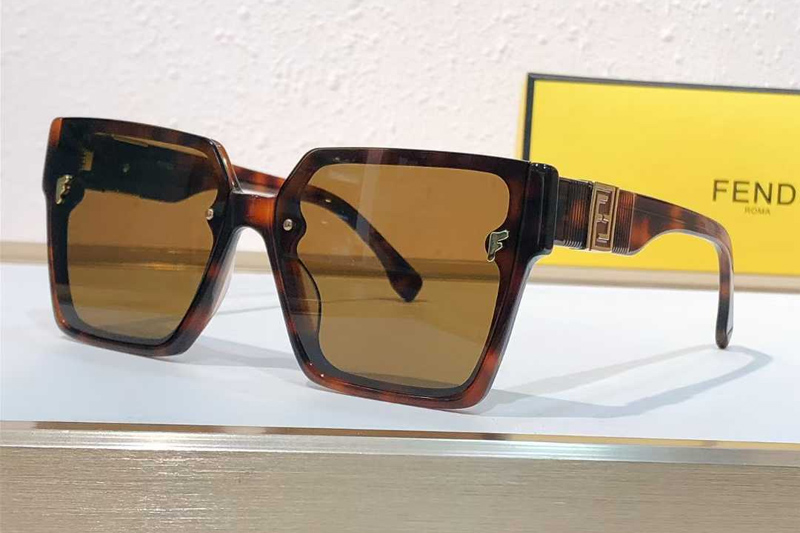 FE23027 Sunglasses Tortoise Brown
