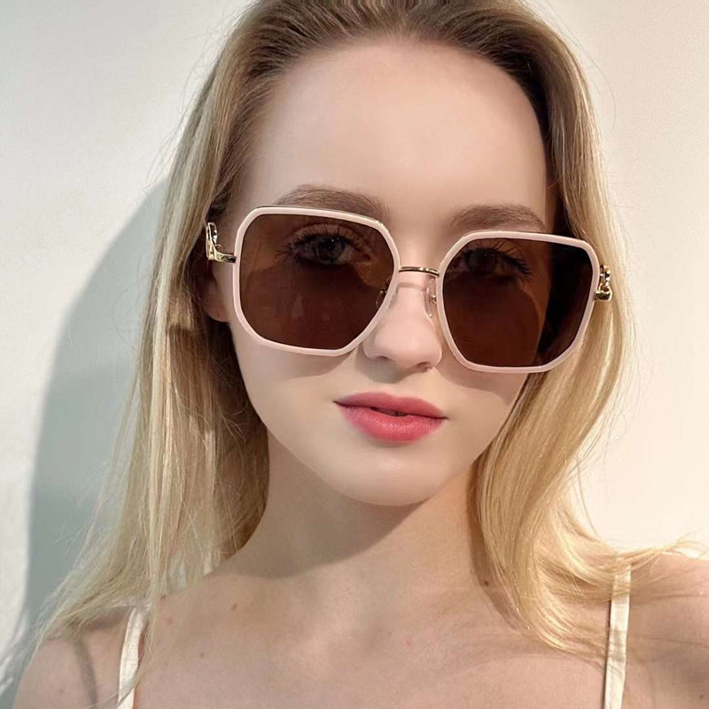 FE40031U Sunglasses Pink Gold Brown