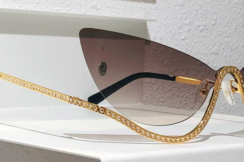 FE40158U Sunglasses Gold Gradient Pink