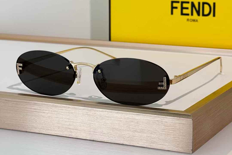 FE4075US Sunglasses Gold Gray