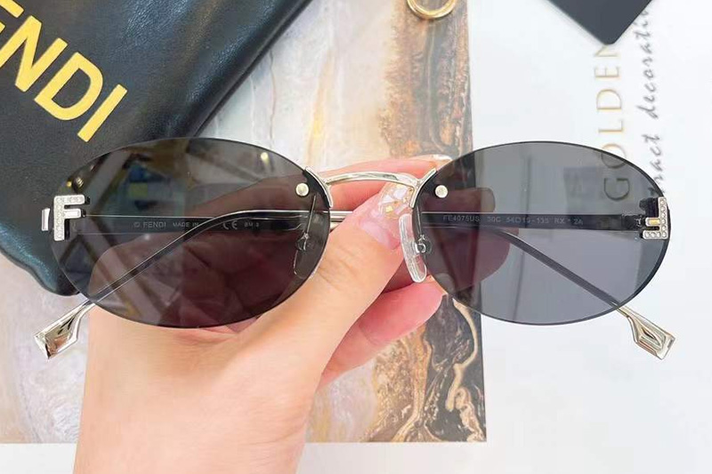 FE4075US Sunglasses Silver Gray