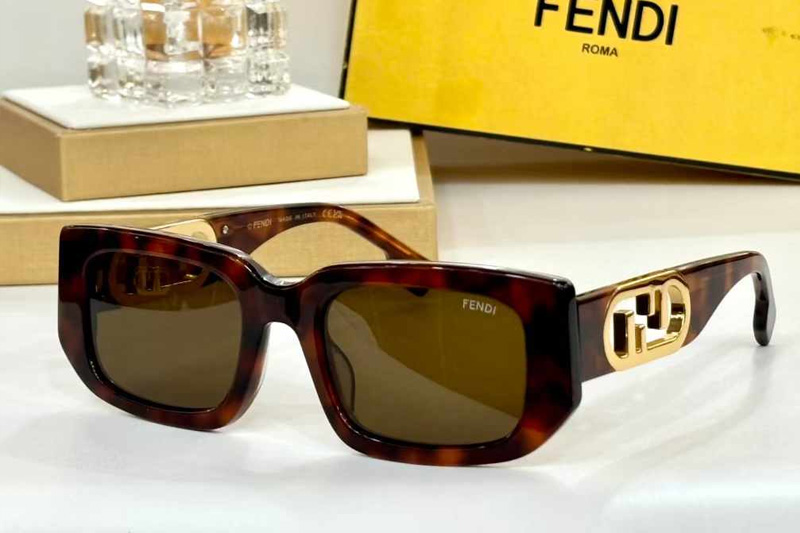 FE8362 Sunglasses Tortoise Brown