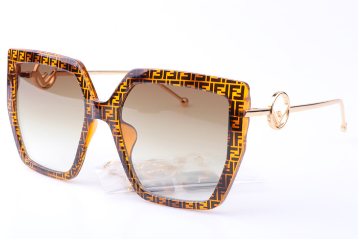 FF0410S Sunglasses In Brown Gold