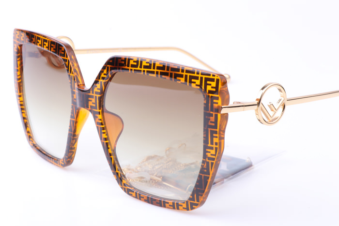 FF0410S Sunglasses In Brown Gold