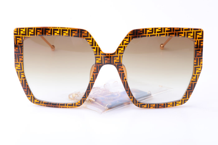 FF0410S Sunglasses In Brown Gold