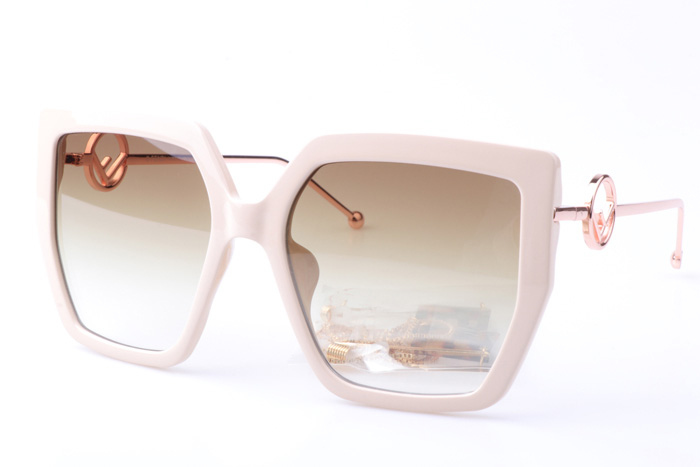 FF0410S Sunglasses In White Gold